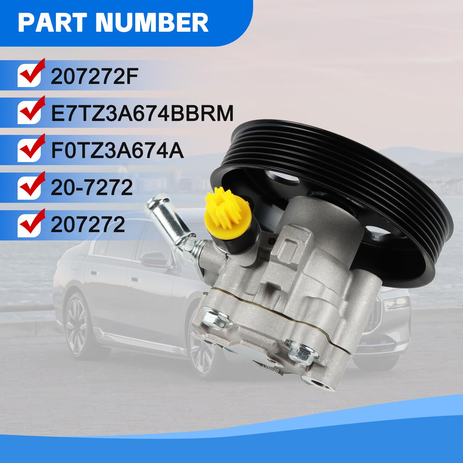 DAYSYORE Power Steering Pump 21-5366 49110-7S000 Fits for